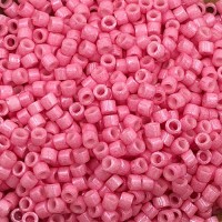 DB1371 Pink Carnation Opaque Dyed, Size 11/0 Miyuki Delica Beads, 5.2g approx.