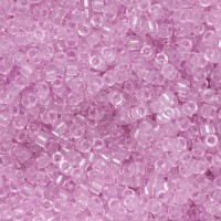 DB1402 Transparent Pale Rose, Size 11/0 Miyuki Delica Beads, 50 Grams *Being discontinued by Factory*