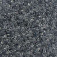 DB1406 Pale Grey Transparent, Size 11/0 Miyuki Delica Beads, 5.2g approx. *Being discontinued by Factory*