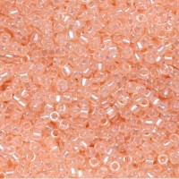 DB1479 Pale Peach Transparent Luster, Size 11/0 Miyuki Delica Beads, 50gm bag