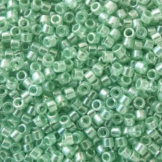 DBS1483  Transparent Mint Luster, Colour 1483 15/0 Miyuki Delica Beads, 5.2g ap...