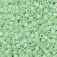 DB1526 Light Mint Opaque AB Matte, Size 11/0 Miyuki Delica Beads, 5.2g approx. *Being discontinued by Factory*