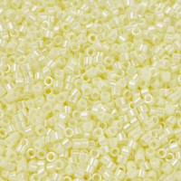 DB1531 Pale Yellow Opaque Ceylon, Size 11/0 Miyuki Delica Beads, 50 Grams