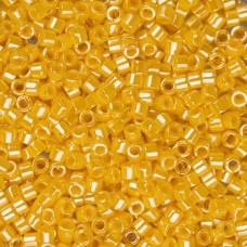 DBS1562  Opaque Canary Luster, Colour 1562 15/0 Miyuki Delica Beads, 5.2g appro...