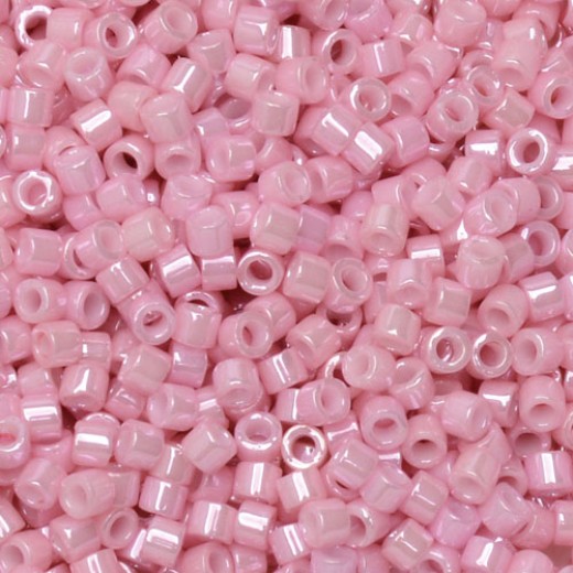 DB1907 Rosewater Opaque Glazed Luster, Size 11/0 Miyuki Delica Beads, 5.2g approx