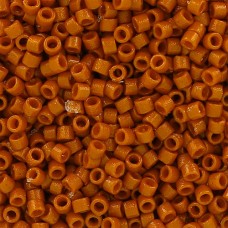 DB2108 Duracoat Opaque Dyed Pumpkin Orange, Size 11/0 Miyuki Delica Beads, 5.2g ...