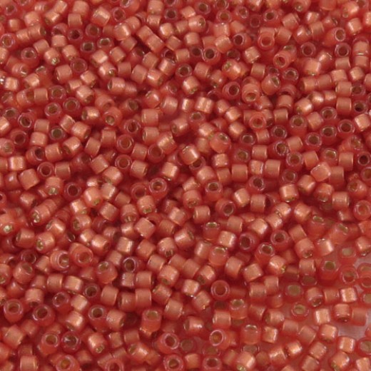 DB2159 Silver Lined Dyed Light Cranberry 11/0 Duracoat Miyuki Delica Beads, 50gm