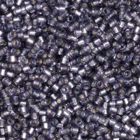 DB2167 Prussian Blue Silver Lined Dyed Duracoat Miyuki 11/0 Delica Beads, 50g approx.