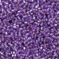 DB2168 Silver Lined Dyed Orchid 11/0 Duracoat Miyuki Delica Beads, 50gm