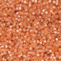 DB2172 Semi-Frosted Silver Lined Dyed Copper 11/0 Duracoat Miyuki Delica Beads, 5.2g approx