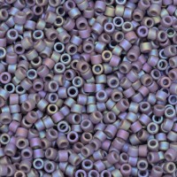 DB2322B Frost Opaque Glazed Rainbow Grape Size 11/0 Miyuki Delica Beads, 50gm bag