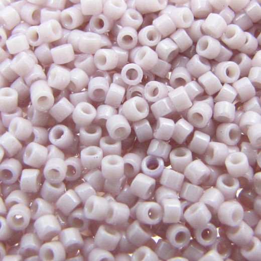 DB2361 Opaque Soft Pink Duracoat size 11/0 Miyuki Delica Beads, 50gm approx..