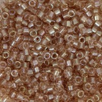 DB2373 Blush Fancy Lined Size 11/0 Miyuki Delica Beads, 5.2gm