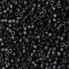 DBS0310 Matte Black , Colour code 310 Size 15/0 Miyuki Delica Beads, 5.2g approx...