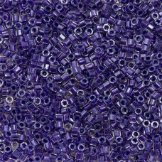 Amethyst Sparkle Crystal Lined, Colour Code 0923, Size 11/0  Cut  Miyuki Delica ...