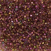 Gold Red Luster, Colour Code 0103, Size 11/0  Cut  Miyuki Delica Beads, 5.2g approx.