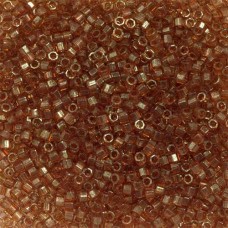 Light Topaz Gold Luster, Colour Code 0121, Size 11/0  Cut  Miyuki Delica Beads, ...