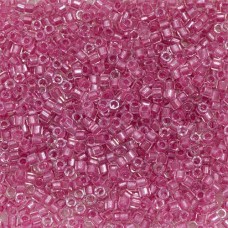 Pink Sparkle Crystal Lined, Colour Code 0902, Size 11/0  Cut  Miyuki Delica Bead...