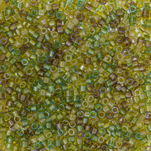 DB0989, Olive Green Forest, Size 11/0 Miyuki Delica Beads, 5.2g pack