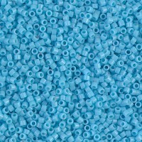 DBS0725  Opaque Light Blue Miyuki 15/0 Miyuki Delica Beads, colour 0725, 5.2g approx.