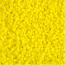 DBS0751  Opaque Yellow Matted Miyuki 15/0 Miyuki Delica Beads, colour 0751, 5.2...