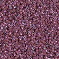 DBS1015  Metallic Raspberry Gold Iris, Colour 1015 15/0 Miyuki Delica Beads, 5.2g approx.