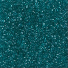 DBS1108  Transparent Caribbean Teal, Colour 1108 15/0 Miyuki Delica Beads, 5.2g...