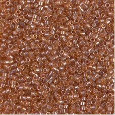 DBS1221  Transparent Marigold Luster, Colour 1221 15/0 Miyuki Delica Beads, 5.2...