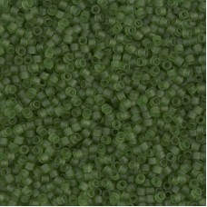 DBS1267  Matte Transparent Olive, Colour 1267 15/0 Miyuki Delica Beads, 5.2g ap...