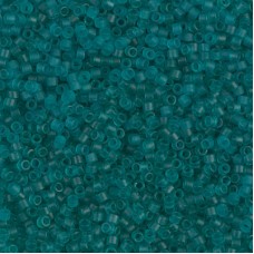 DBS1268  Matte Transparent Caribbean Teal, Colour 1268 15/0 Miyuki Delica Beads...