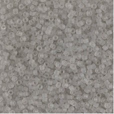 DBS1271  Matte Transparent Gray Mist, Colour 1271 15/0 Miyuki Delica Beads, 5.2...