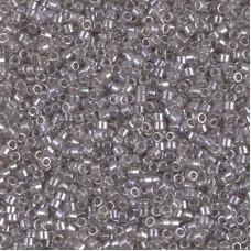 DBS1485  Transparent Lt.Taupe Luster, Colour 1485 15/0 Miyuki Delica Beads, 5.2...