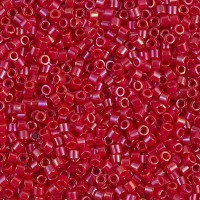 DBM0214 Red Opaque Luster Size 10/0  Miyuki Delica Beads, Colour code -214 - Approx. 5.2g