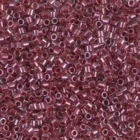 DBM0924 Sparkling Cranbverry Lined Crystal, Size 10/0  Miyuki Delica Beads, Colour 924 - Approx. 5.2g