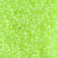 DBM2031 MIyuki  Miyuki Delica Beads - Size 10/0 - Luminous Limeade, col. 2031- 5.2gm 