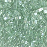 Foam Luster Miyuki Half Tila Beads, colour 0370. Wholesale pack of 50g approx.