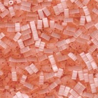 Silk Pale Coral Miyuki Half TILA Beads, Colour 2556, 5.2g appx.