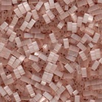 Silk Pale Pink Miyuki Half TILA Beads, Colour 2557, 5.2g appx.