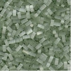 Silk Pale Light Green Miyuki Half TILA Beads, Colour 2560, 5.2g appx.