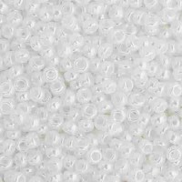 White Pearl Opaque Luster  Colour -0420 Miyuki 15/0 Seed Beads, 8.2gm apprx.