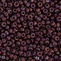 Bulk Bag Raspberry Opaque Metallic Miyuki 15/0 Seed Beads, 100g, Colour 0460