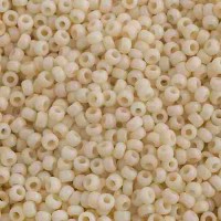 Opaque Dark Cream Miyuki 15/0 Seed Beads, 100g, Colour 0492