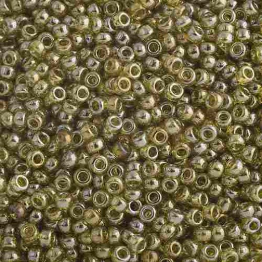 Transparent Golden Olive Luster  Colour -1889 Miyuki 15/0 Seed Beads, 8.2gm apprx.