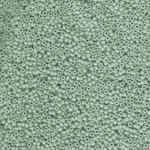 Matte Seafoam Luster, colour 2028 Miyuki 15/0 seed beads, 100g