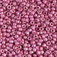 Hot Pink Matte Duracoat Galvanized Size 8/0 seed beads,, Colour 4210F, 22gm