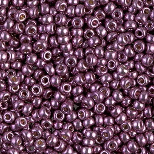 Eggplant Duracoat Galvanized Size 8/0 seed beads,, Colour 4220, 22gm