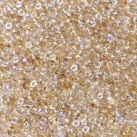 Crystal Lemon Rainbow, Miyuki 11/0 Union Seed Beads, Colour 55021, Approx. 22g