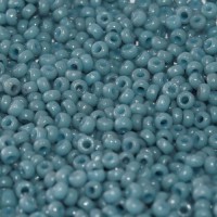 Opaque Moody Blue Duracoat Miyuki Seed Beads, Colour 4479, 8.2g approx.