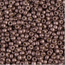 Dark Mauve Matte Duracoat Galvanized Size 8/0 seed beads,, Colour 4213F, 22gm