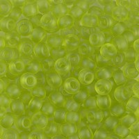 Transparent Matte Chartreuse , Colour 0143F Miyuki 6/0 Seed Beads, 250g approx.